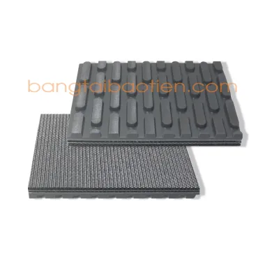 BĂNG TẢI CHÀ NHÁM DẠNG HẠT DƯA MÀU XÁM - DÀY 9MM (4 LỚP BỐ)