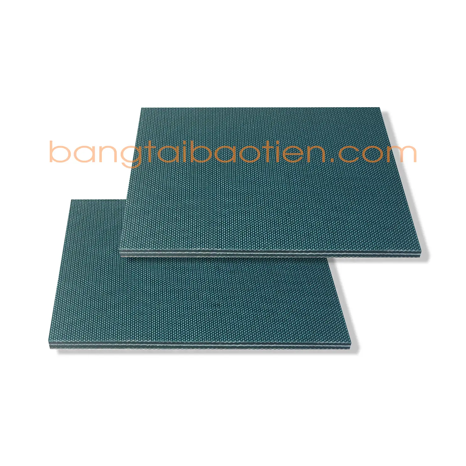 BĂNG TẢI PVC XANH 2 MẶT BỐ - DÀY 3.5MM