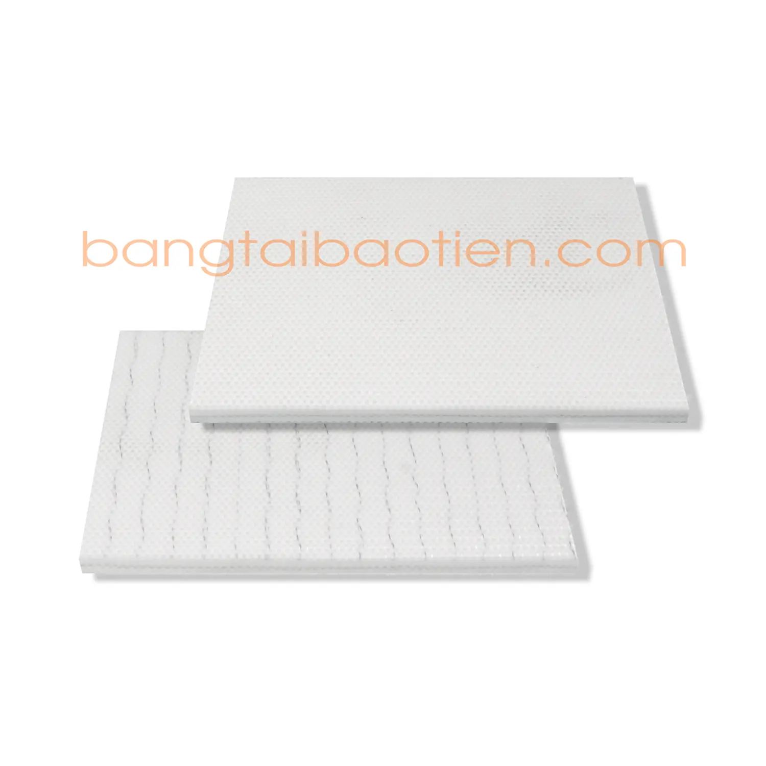 BĂNG TẢI PVC TRẮNG 2 MẶT BỐ - DÀY 4MM