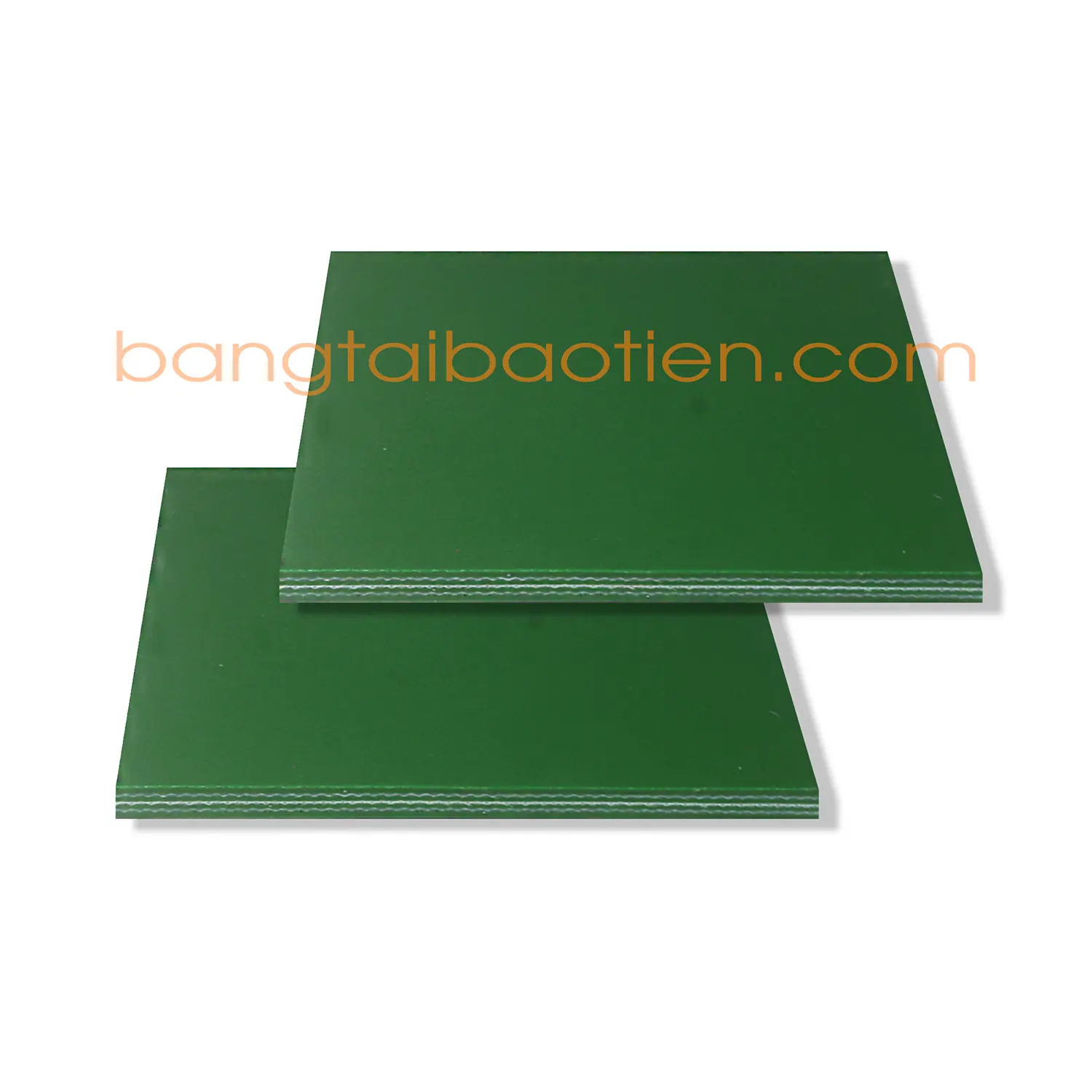 BĂNG TẢI PVC XANH 2 MẶT TRƠN - DÀY 5MM
