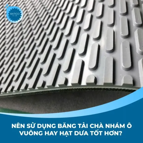 Nên sử dụng băng tải chà nhám ô vuông hay hạt dưa tốt hơn?