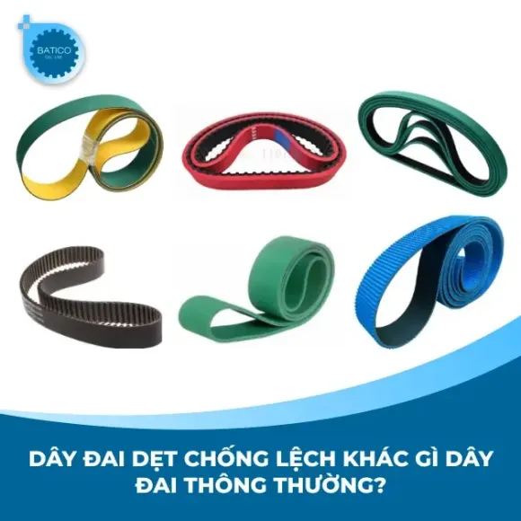 Dây đai dẹt chống lệch khác gì dây đai thông thường?