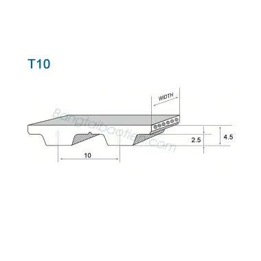 Dây PU răng T10