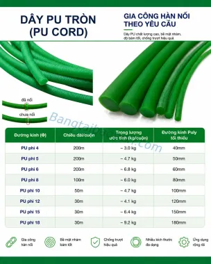 DÂY PU TRÒN (PU CORD)