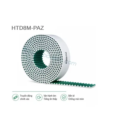 Dây PU răng HTD5M-PAZ (Nỉ Xanh)
