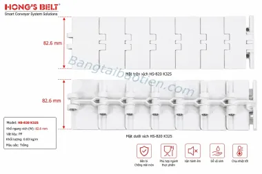 BĂNG TẢI PVC TRẮNG CARO - DÀY 3MM