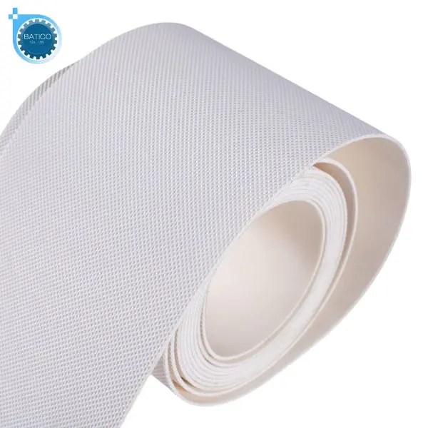 Băng tải PVC nh&aacute;m kim cương tăng độ ma s&aacute;t bề mặt, ph&ugrave; hợp với c&aacute;c ứng dụng vận chuyển h&agrave;ng h&oacute;a