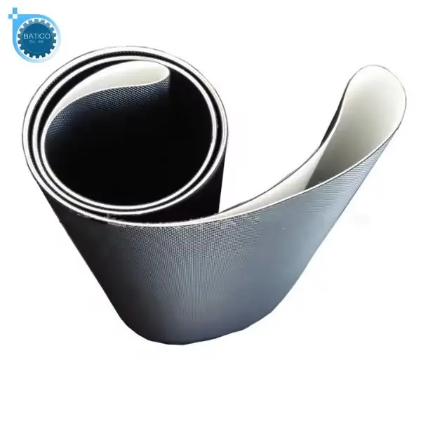 Băng tải PVC m&aacute;y chạy bộ với bề mặt chống trượt v&agrave; lớp bố chịu lực ph&ugrave; hợp cho nhu cầu tập luyện