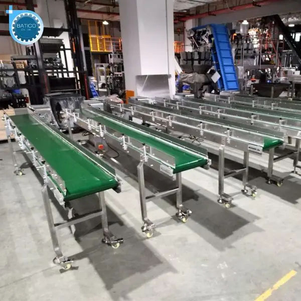 Hệ thống băng tải c&ocirc;ng nghiệp phục vụ nhu cầu vận chuyển h&agrave;ng h&oacute;a trong nh&agrave; m&aacute;y v&agrave; d&acirc;y chuyền sản xuất