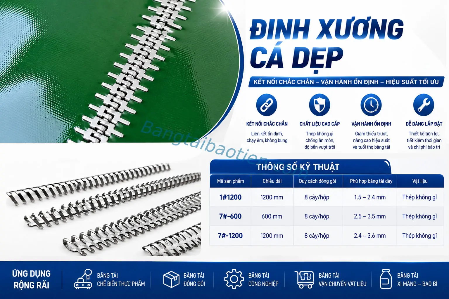 ĐINH KẸP XƯƠNG CÁ DẸP