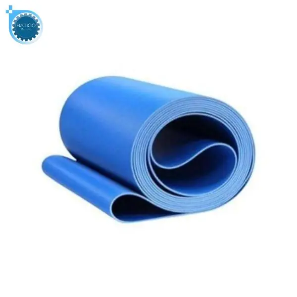 Băng tải PVC m&agrave;u xanh dương được gia c&ocirc;ng theo y&ecirc;u cầu