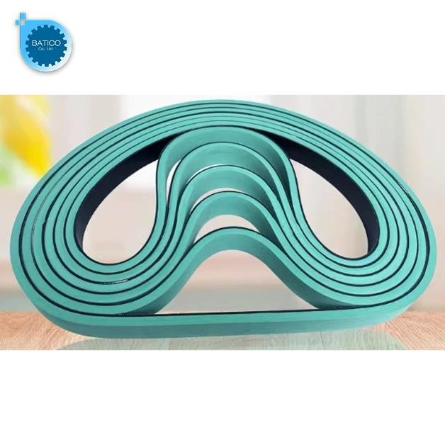 D&acirc;y đai dẹt mặt cao su căn chỉnh puly ch&iacute;nh x&aacute;c, ph&acirc;n bổ lực đều, hạn chế r&aacute;ch m&eacute;p mối nối